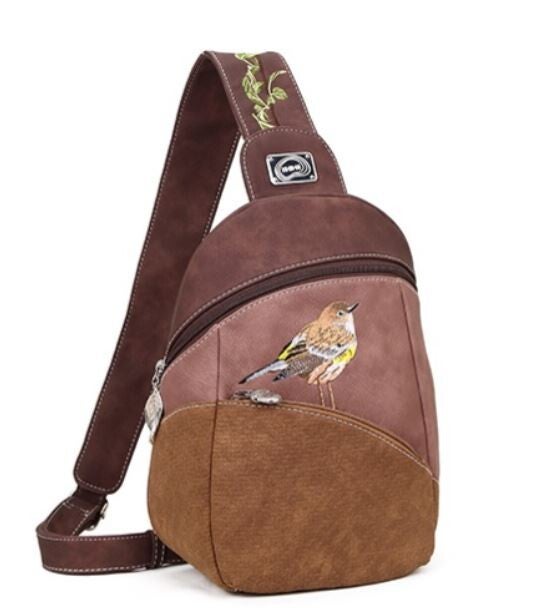 Handtas: Hi-di-hi Slingbag-Rugzak Bordeaux