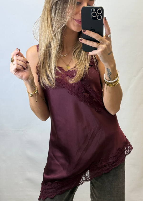 Top Satin Layer Berry