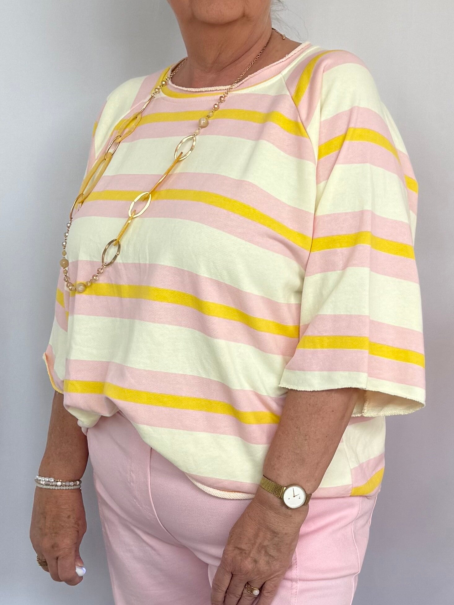 Trui: Soft Stripe Pastel
