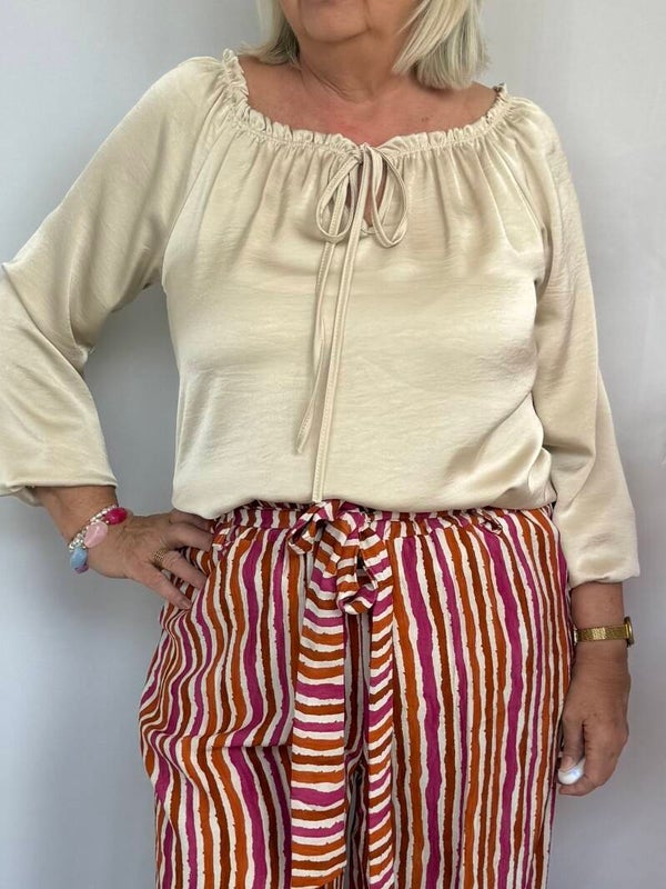 Blouse: Satijnlook Campagne