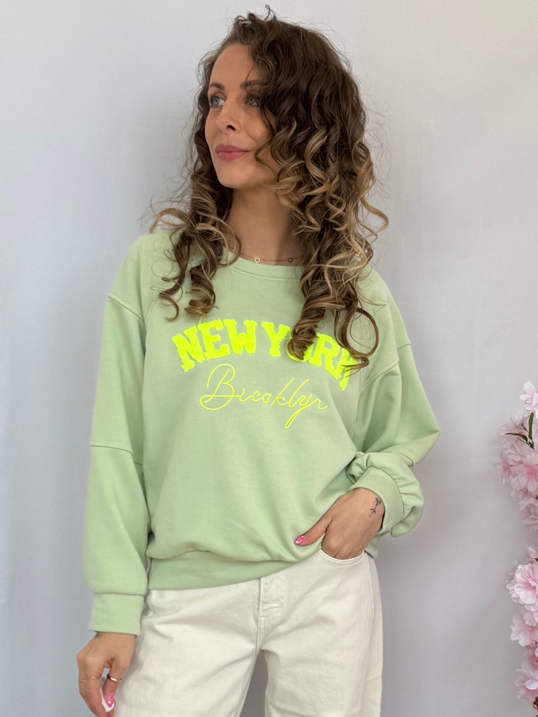 Sweater: New York Groen