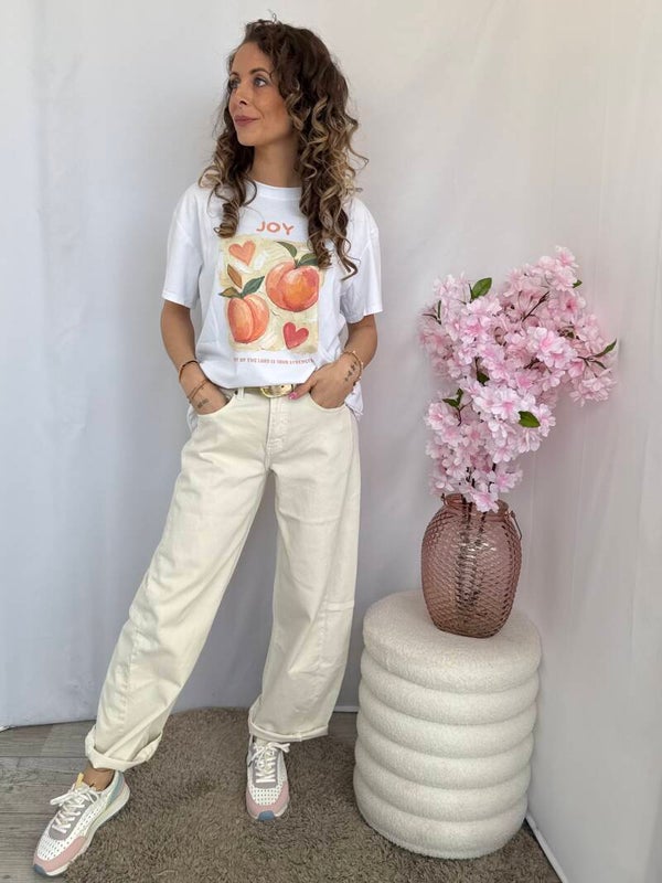Broek: Barrel Beige