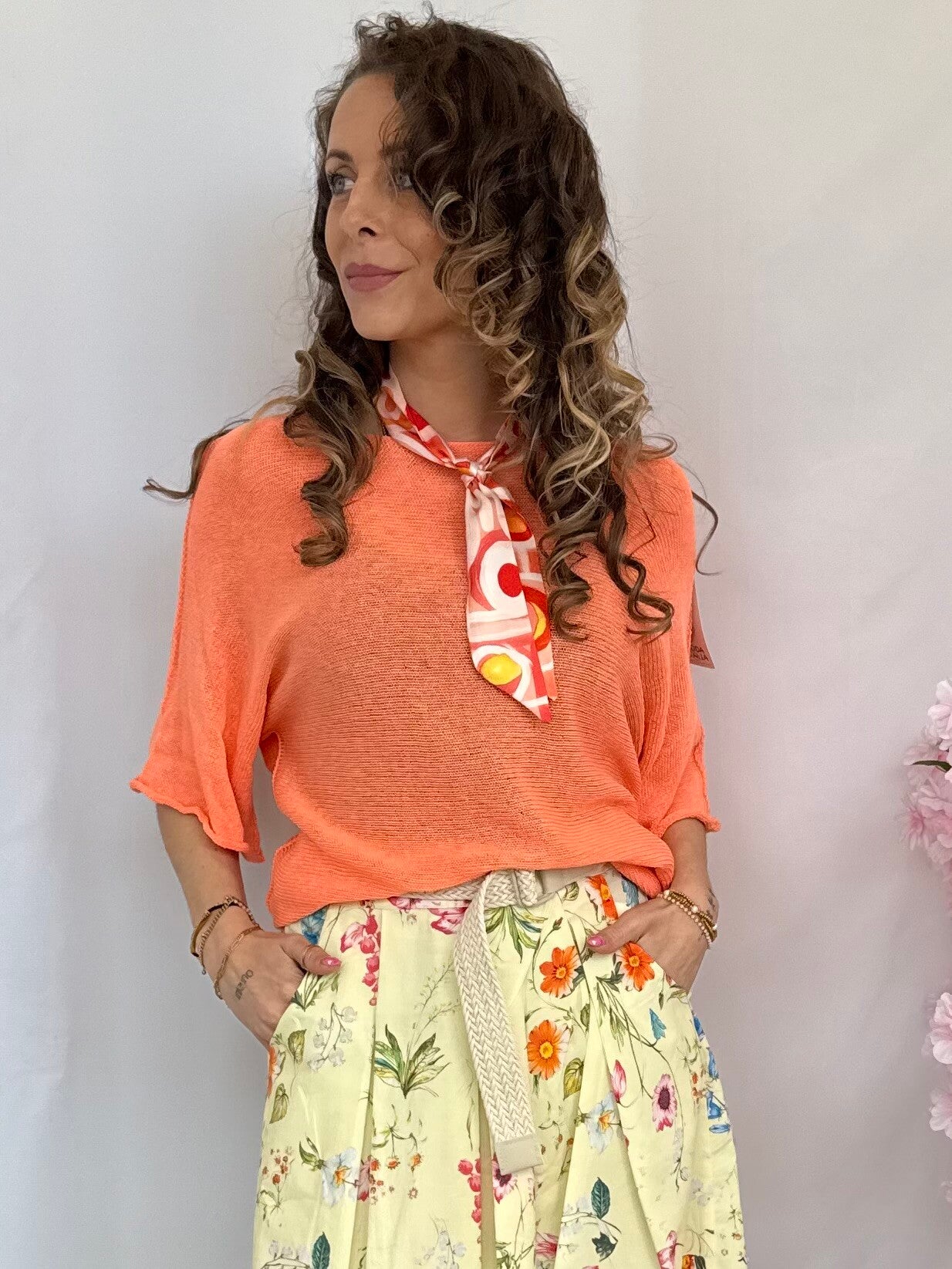 Top: Summer Knit Koraal
