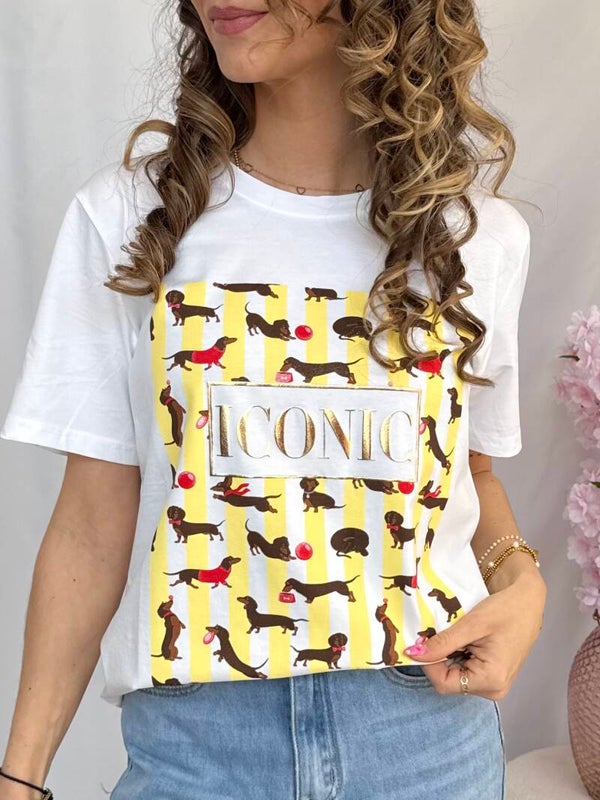 T-shirt: Teckel Iconic