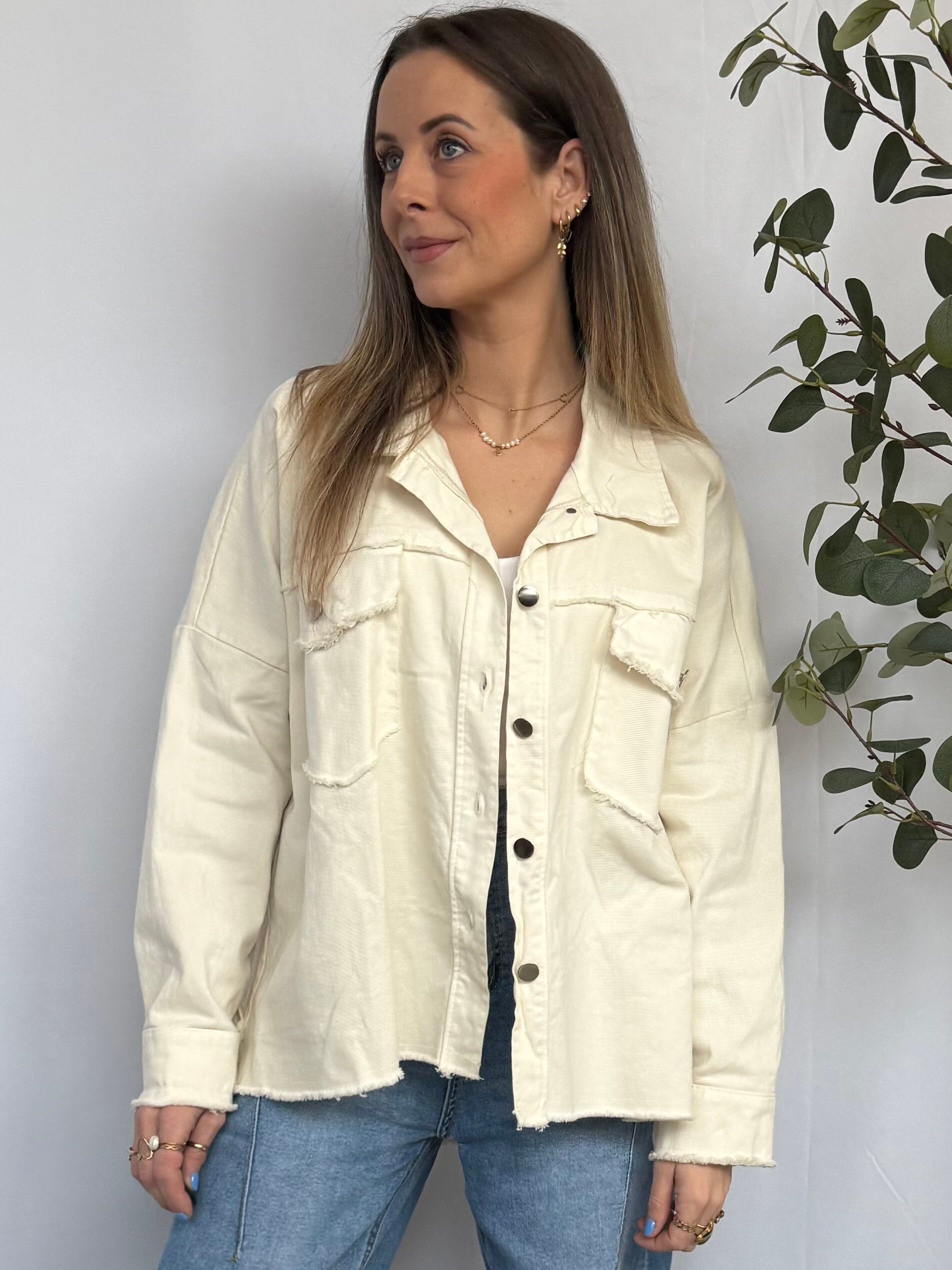 Jasje: Spijker Gebroken Wit