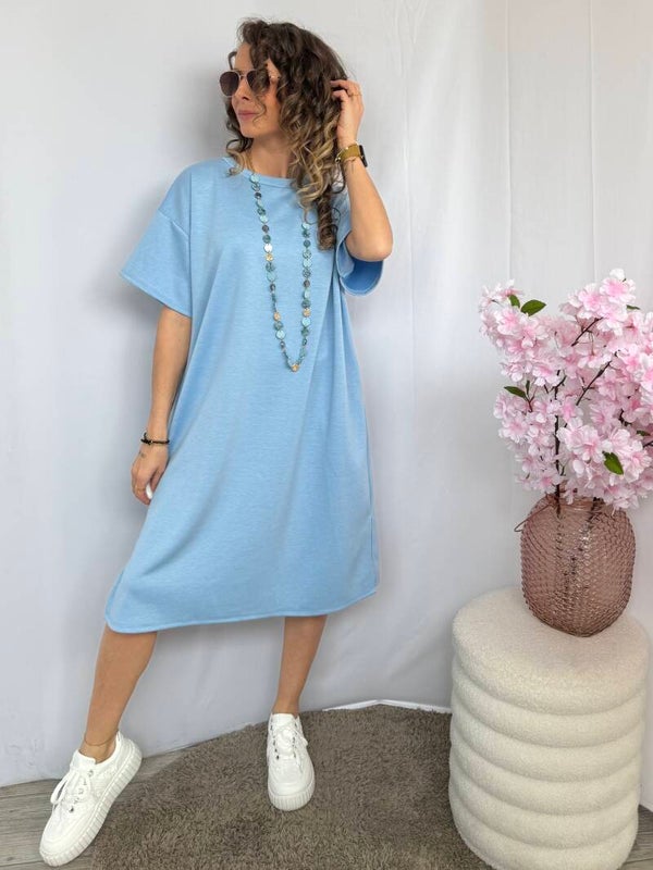 Jurk: Comfy Blauw