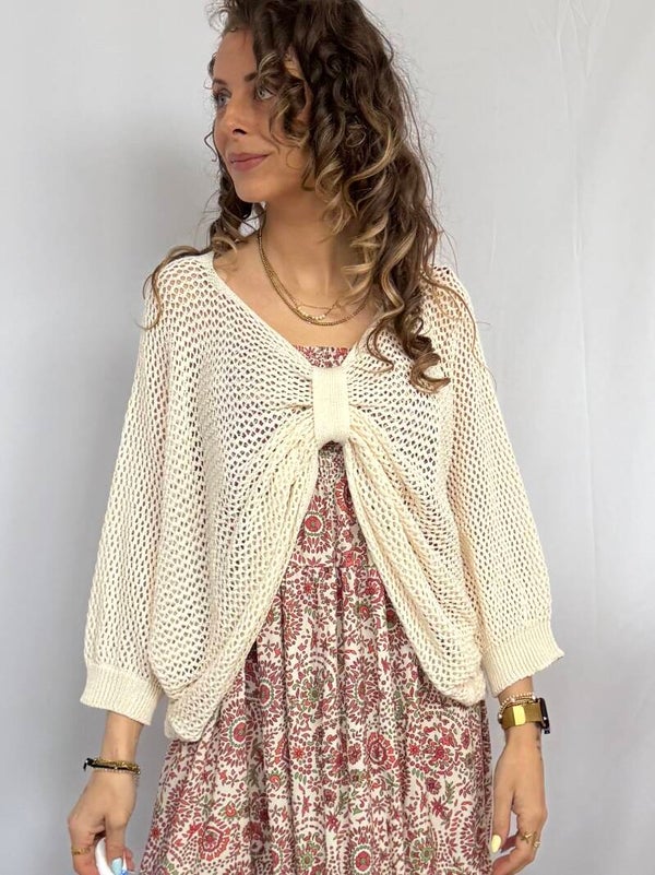 Trui: Knoop Wit