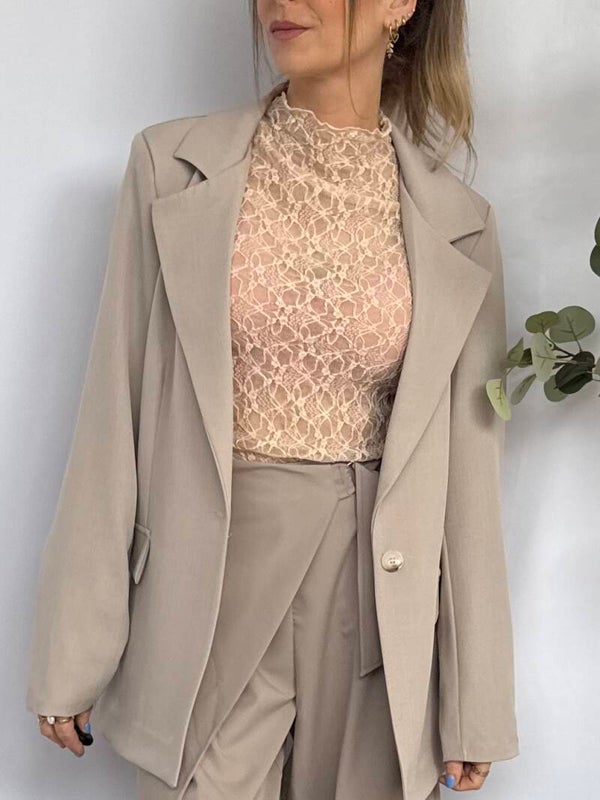 Blazer: Ecru