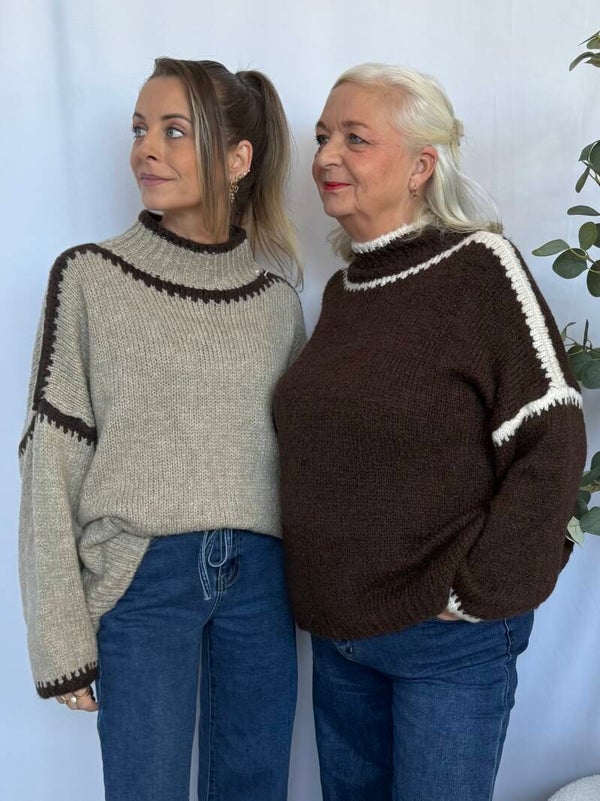 Trui: Nordic Bruin - Stapelkorting