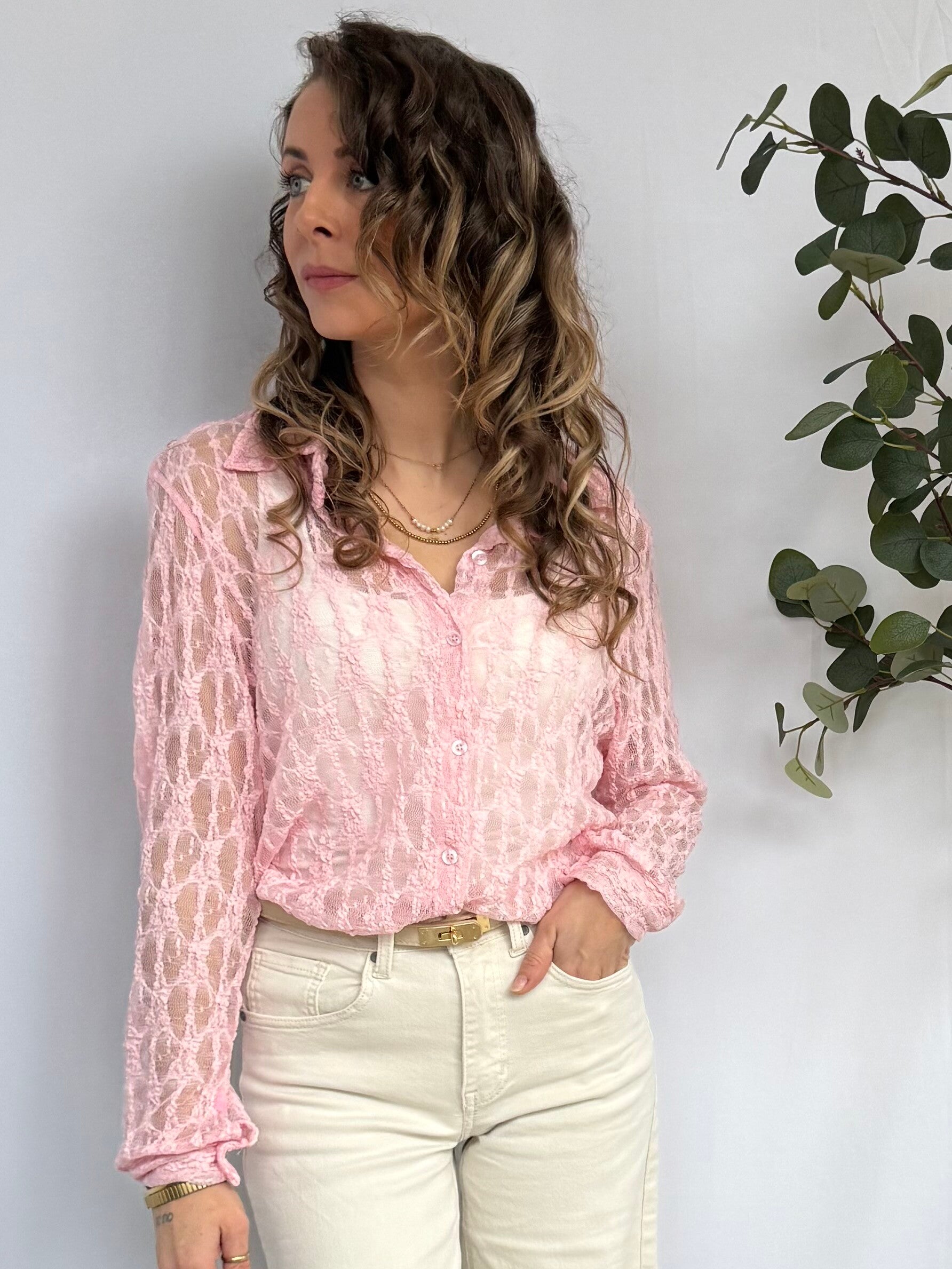 Blouse: All over Kant Roze