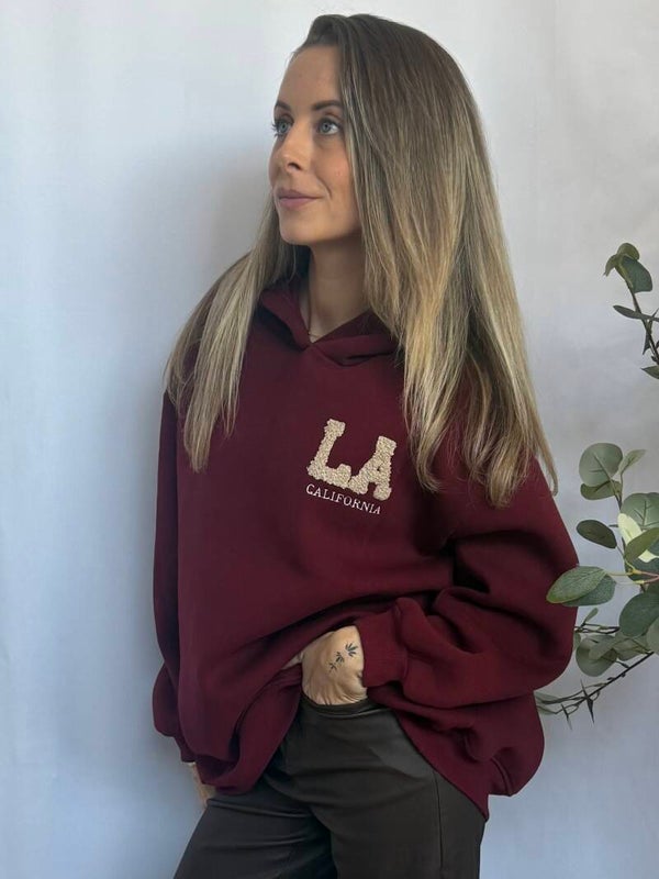 Hoodie: LA Bordeaux