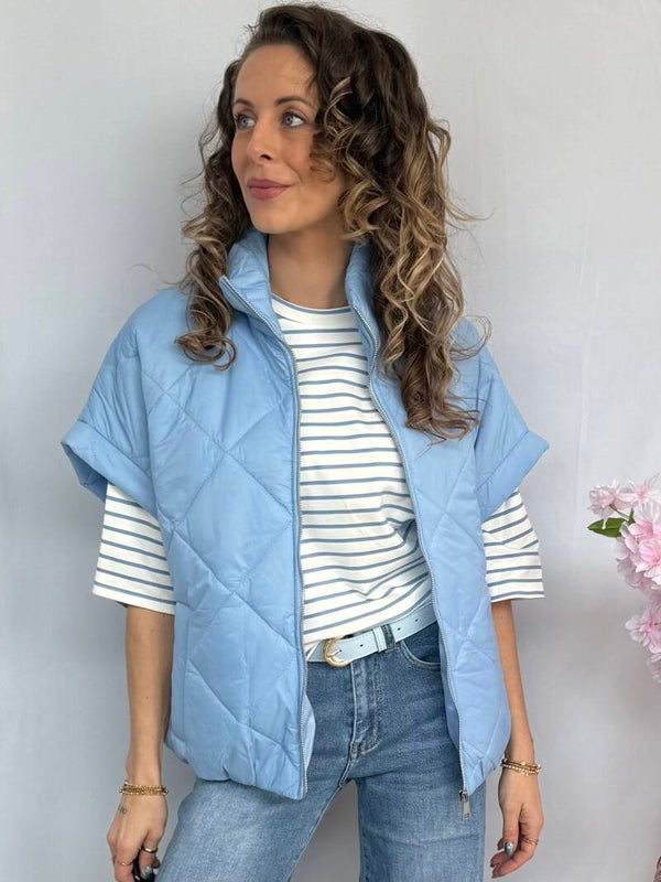 Bodywarmer: Puffer Blauw