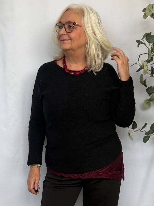 Trui Essential Basic Zwart