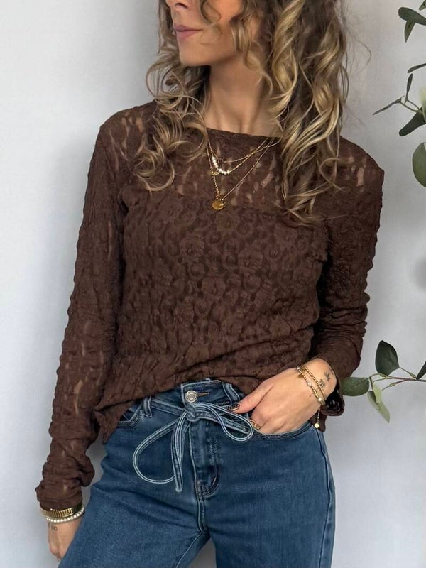 Top kant Bruin (one size)