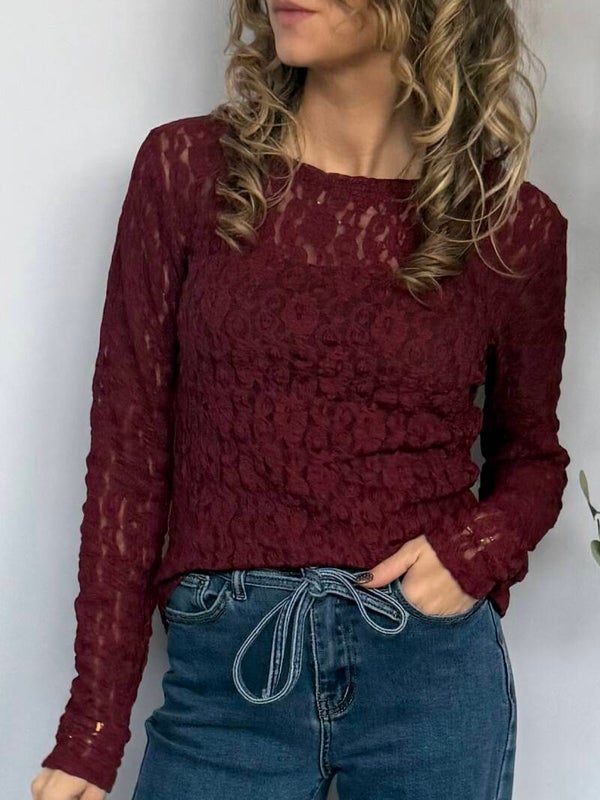 Top kant Bordeaux (one size)