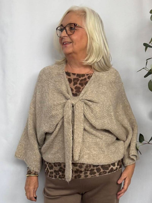 Trui: Strik Ecru - Stapelkorting