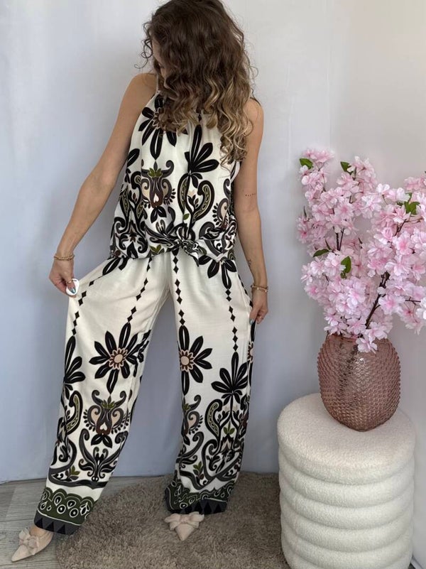 Broek: Wide leg Barok