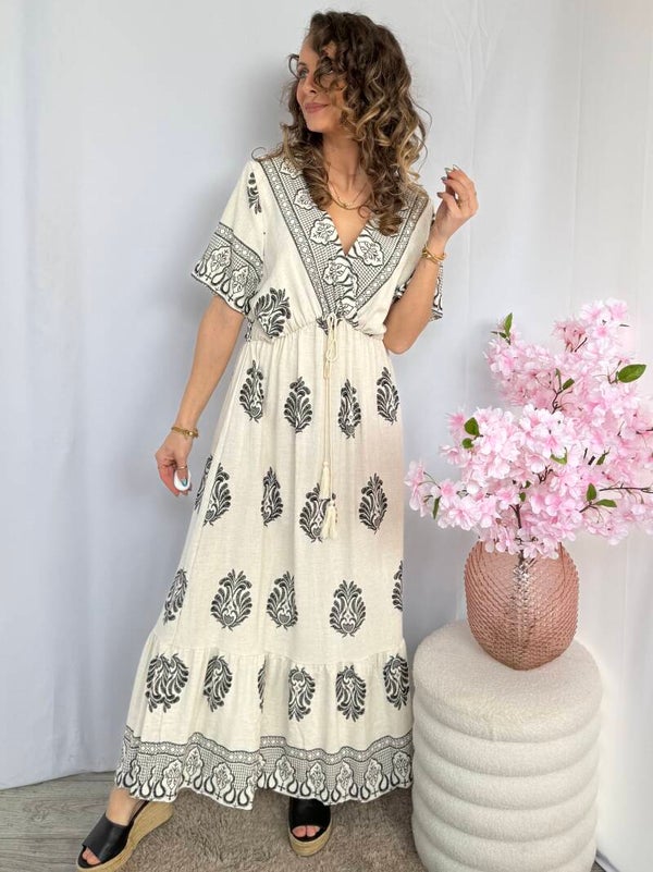 Jurk: Bohemian Zwart