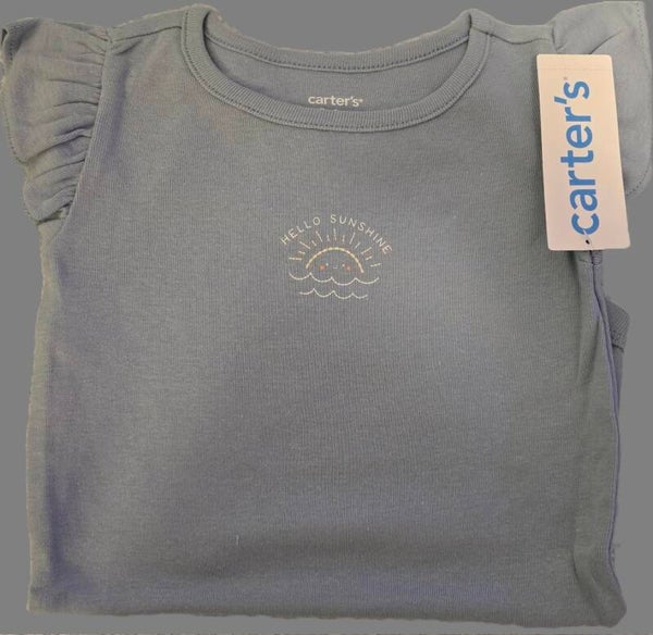 BABY GIRLS HELLO SUNSHINE SOFT COTTON BODYSUIT