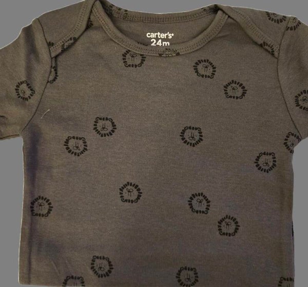 BABY BOYS LION PRINT BODYSUIT