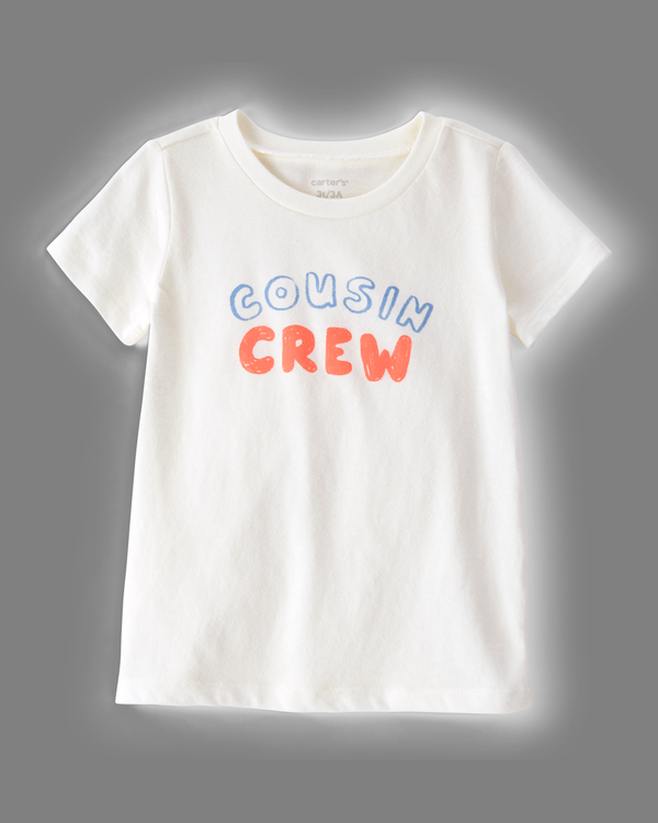 TODDLER GIRLS "COUSIN CREW" GRAPHIC TEE