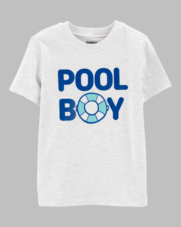 TODDLER BOYS "POOL BOY" GRAPHIC TEE