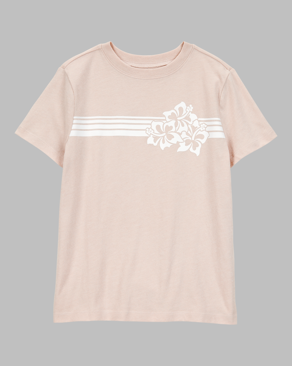 BOYS HABISCUS PRINT GRAPHIC TEE