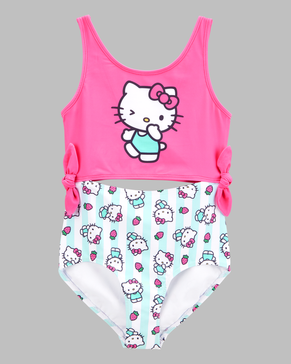 GIRLS HELLO KITTY® SWIMSUIT SET