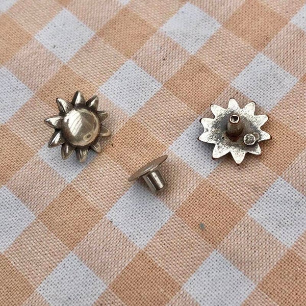 Concho/inslag - zon 12mm  | per stuk