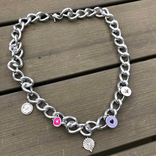 Schakel ketting - aluminium licht gewicht ketting | per meter