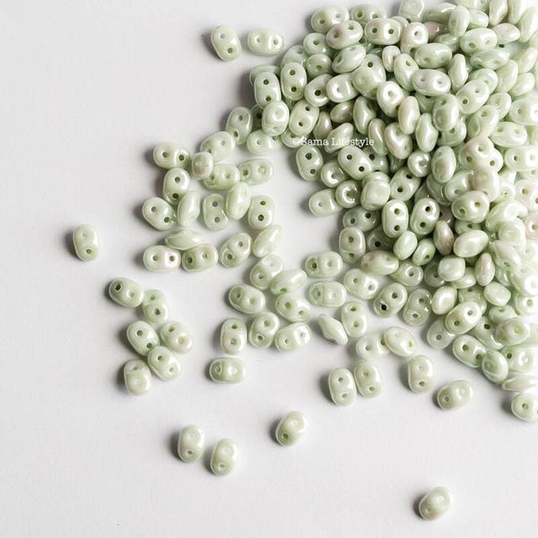 Matubo superduo - Luster chalk light green | per 10 gram