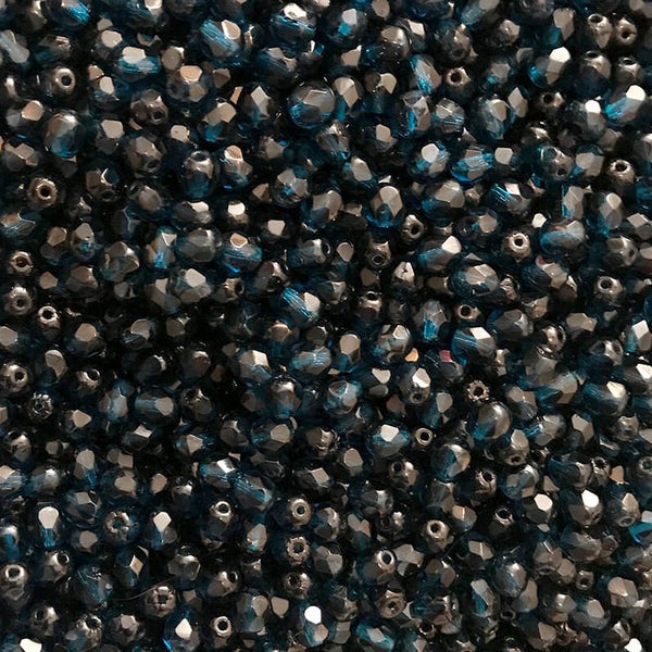 604 - 6mm Tjechische facet kralen | Per 50gram