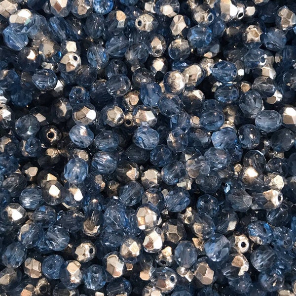 606 - 6mm Tjechische facet kralen | Per 50gram