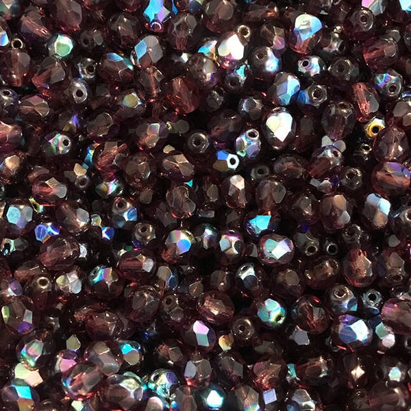 620 - 6mm Tjechische facet kralen | Per 50gram