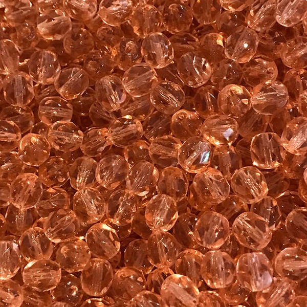 628 - 6mm Tjechische facet kralen | Per 50gram