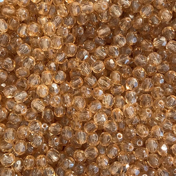 631 - 6mm Tjechische facet kralen | Per 50gram