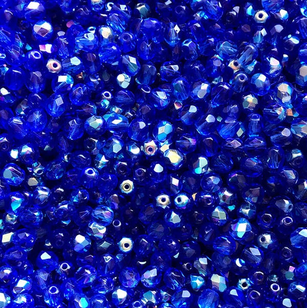 660 - 6mm Tjechische facet kralen | Per 50gram