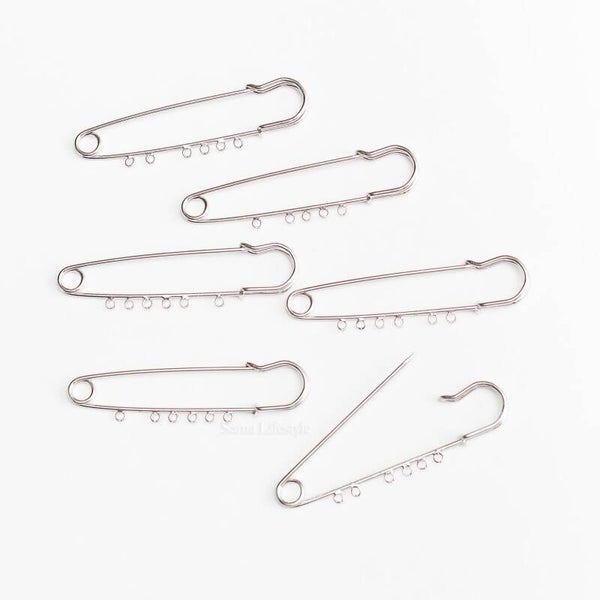 Onderdelen - broche spelden  75x18mm | per 6 stuks