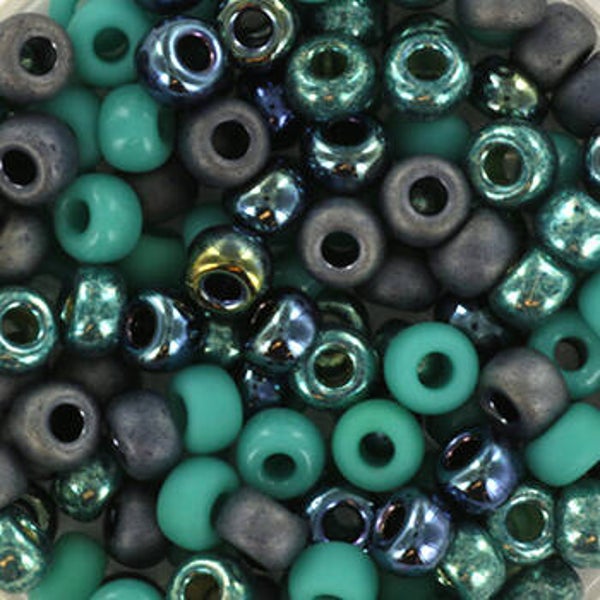 Miyuki rocailles 6/0 - blue laguna mix | per 5 gram