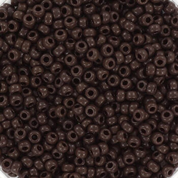 Miyuki rocailles 11/0 - Opaque chocolate | per 5 gram
