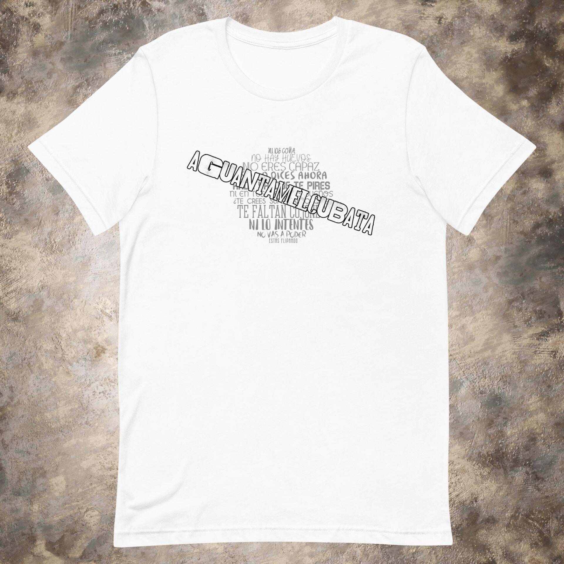 Camiseta manga corta aguantame el cubata