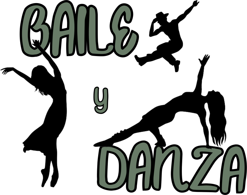 Camisetas originales baile y danza. "Camiseta con silueta de bailarín o frase 'Bailar es vivir' - Bailes y Danza Kami-zzetas"