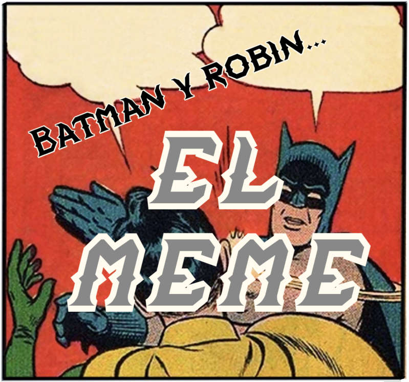 "Camiseta con viñeta del meme de Batman abofeteando a Robin - Colección Meme Batman y Robin Kami-zzetas"