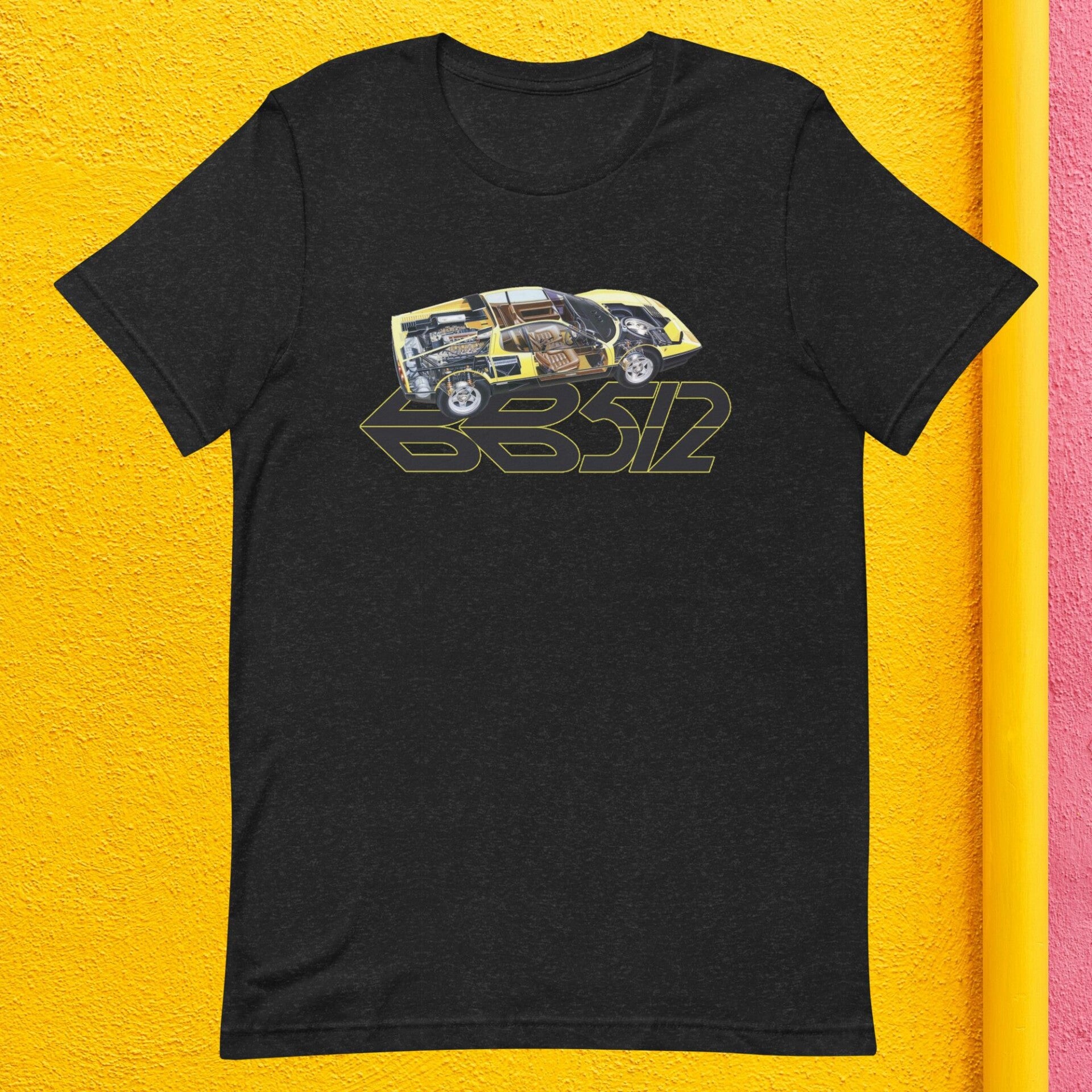 Camiseta manga corta ferrari 512BB