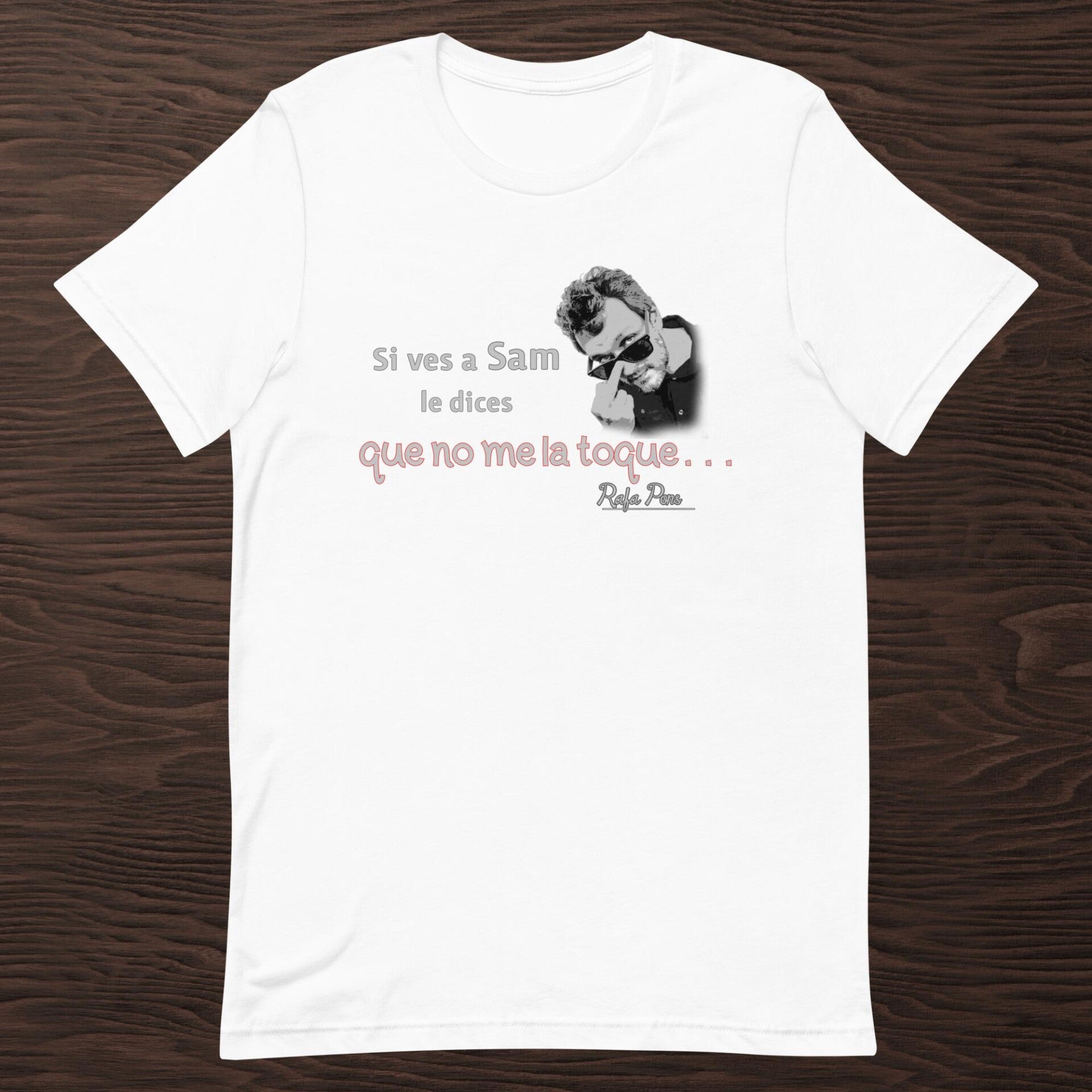 Camiseta blanca manga corta siglas GTI