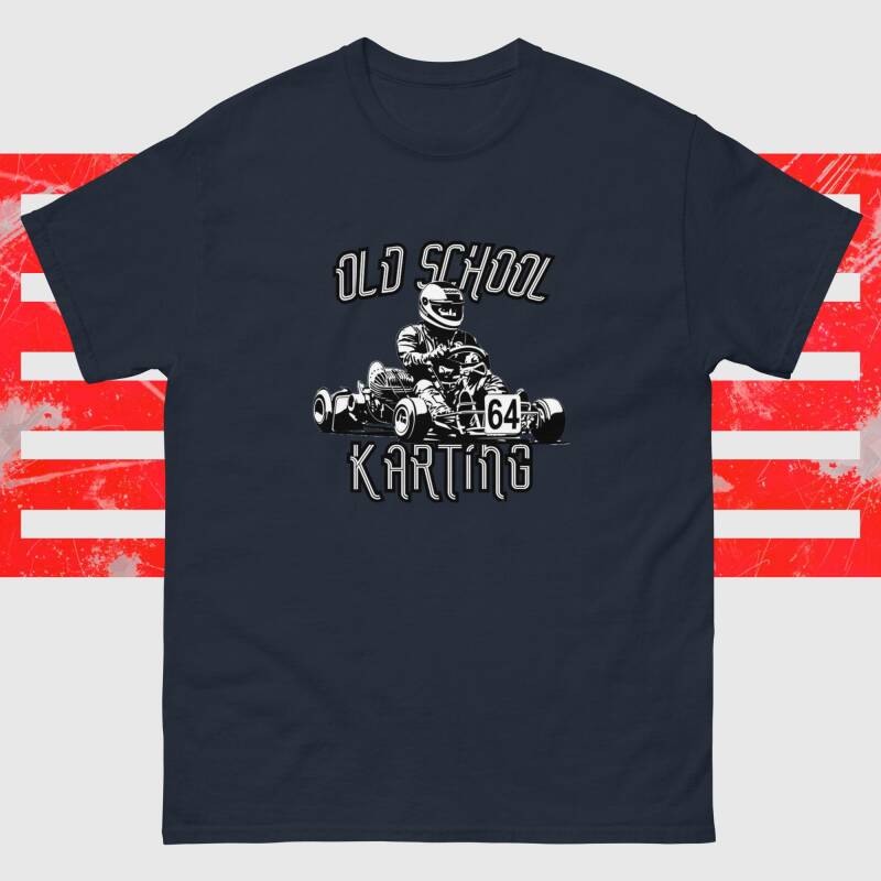 Camisetas personalizadas old school karting