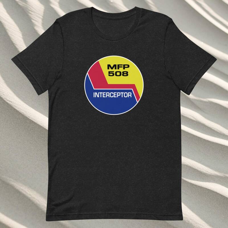 camiseta MFP508 Interceptor Mad Max retro 80s 90s peliculas