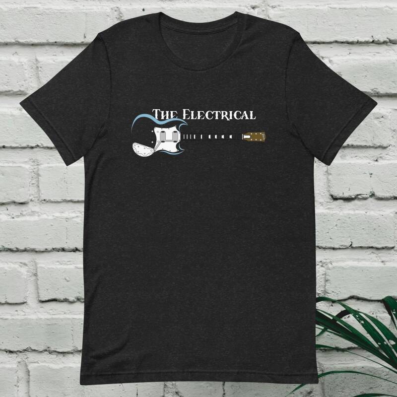 Camiseta negra guitarra eléctrica the electrical