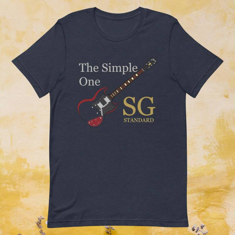 Camisetas originales instrumentos musica guitarra eléctrica Gibson SG