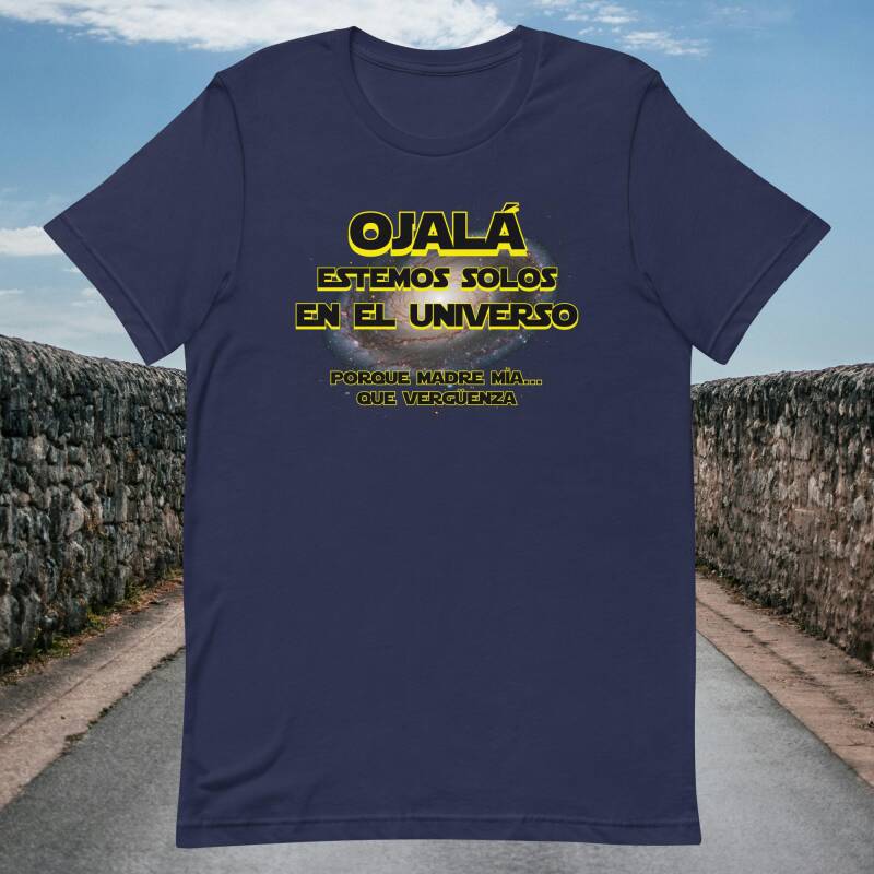 Camisetas estampadas hombre universo